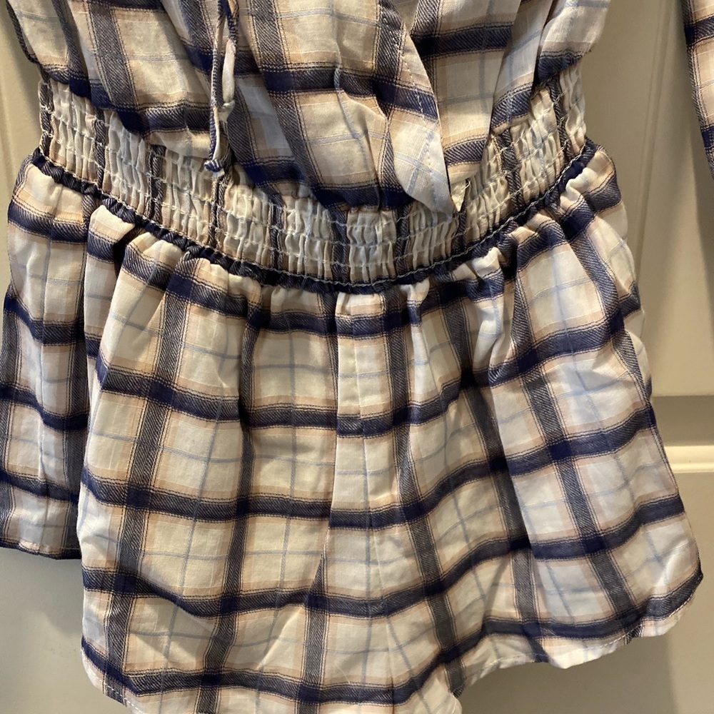 Blue Life Coppola Plaid Long Sleeve Romper- NWOT - Picture 5 of 10